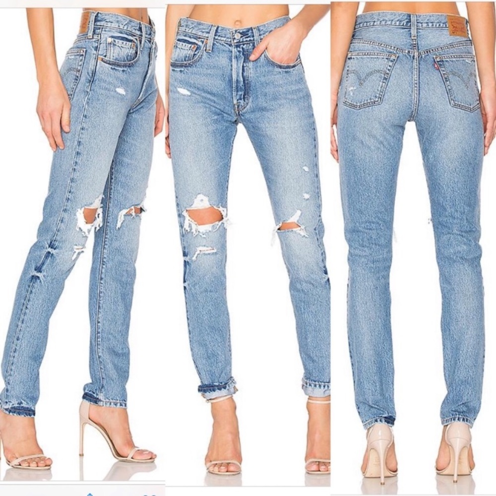 NWT Revolve Levi’s 501 Skinny jeans